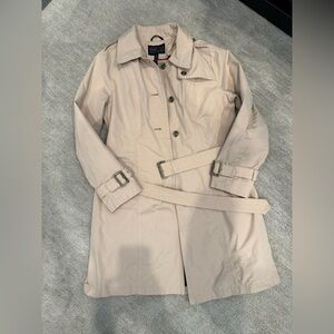 Women's Pendleton Beige Trench Coat in Tan